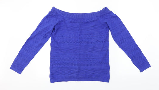 Womens UK Size 10 Dorothy Perkins Blue Pullover Jumper