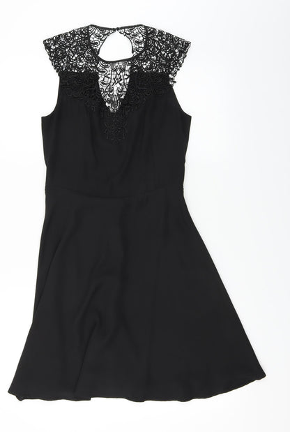 Oasis  Womens Black   A-Line  Size 8