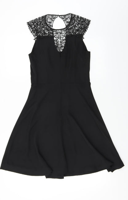 Oasis  Womens Black   A-Line  Size 8