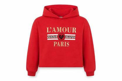 Candy  Womens Red   Pullover Hoodie Size 10