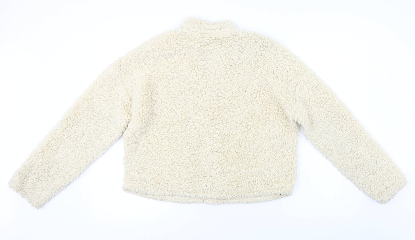 New Look  Girls Ivory   Henley Jumper Size 12-13 Years
