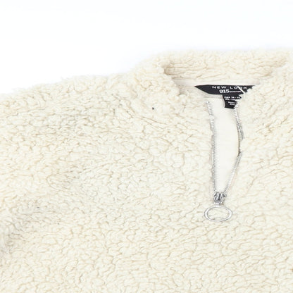 New Look  Girls Ivory   Henley Jumper Size 12-13 Years