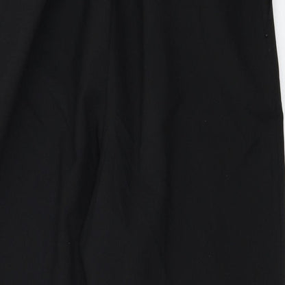 Womens UK Size 10 Preworn Regular Fit  Black Trousers