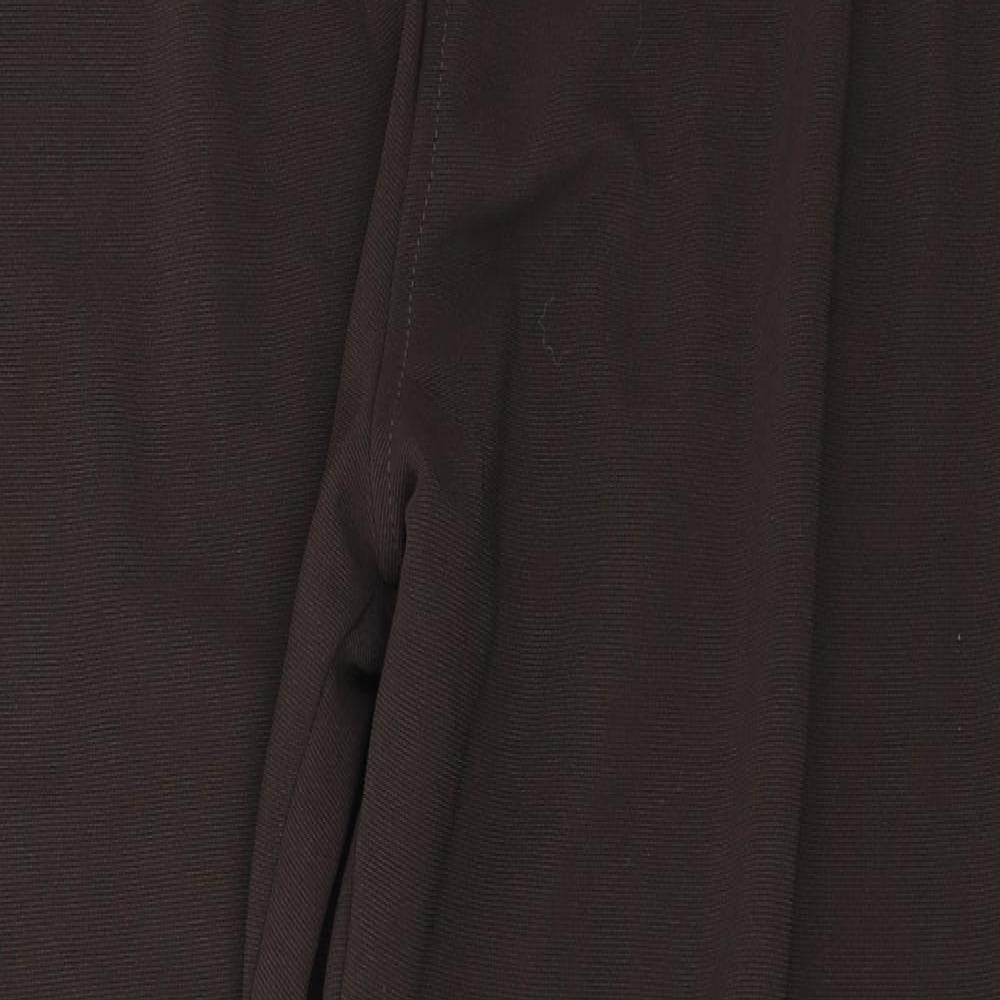Womens UK Size 28 in Preworn Regular Fit  Brown Trousers