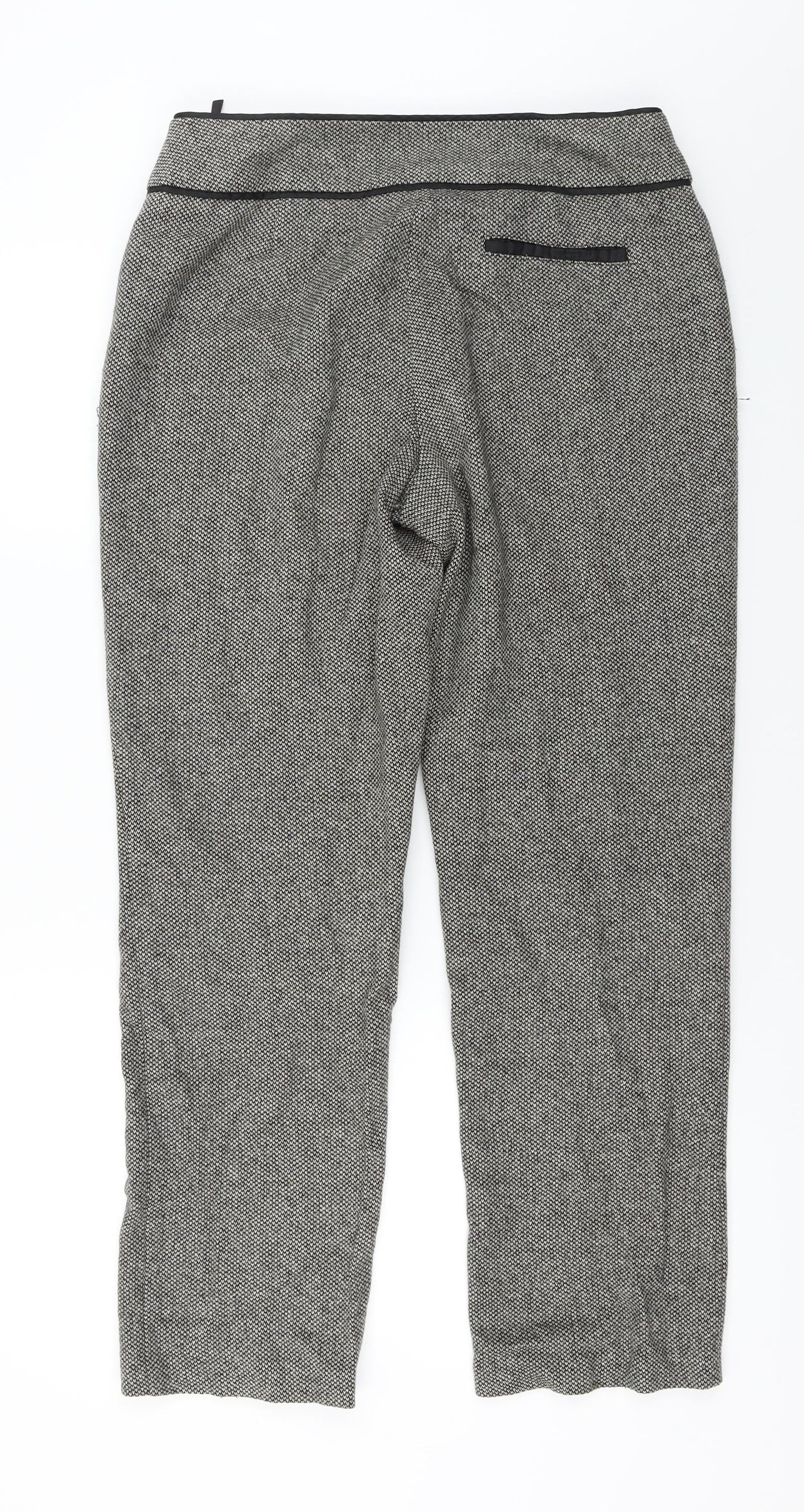Womens UK Size 12 Marks and Spencer Regular Fit  Brown Trousers