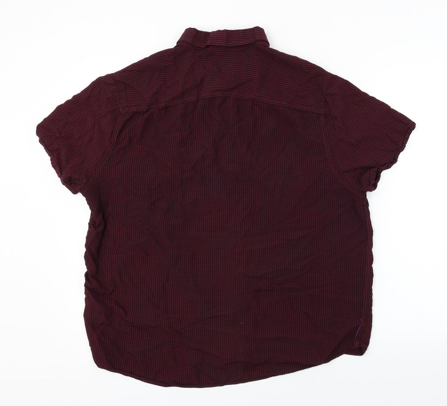 F&F  Mens Red Check   Button-Up Size L