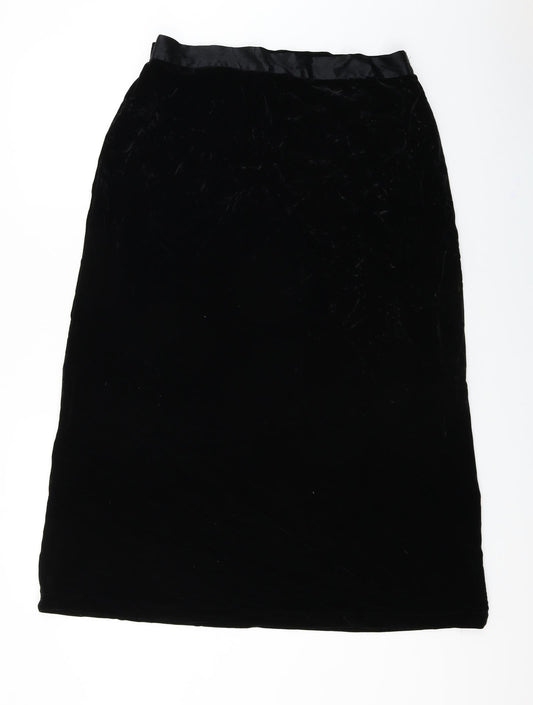 BHS  Womens Black   A-Line Skirt Size 30 in
