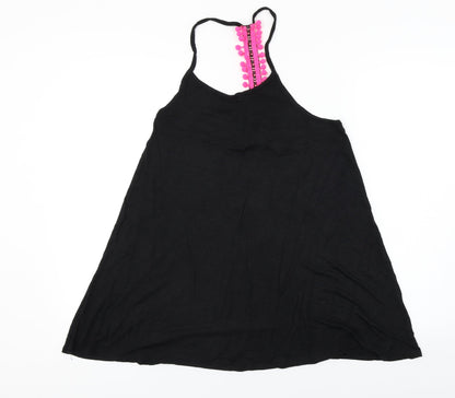 Papaya  Womens Black   Basic T-Shirt Size M