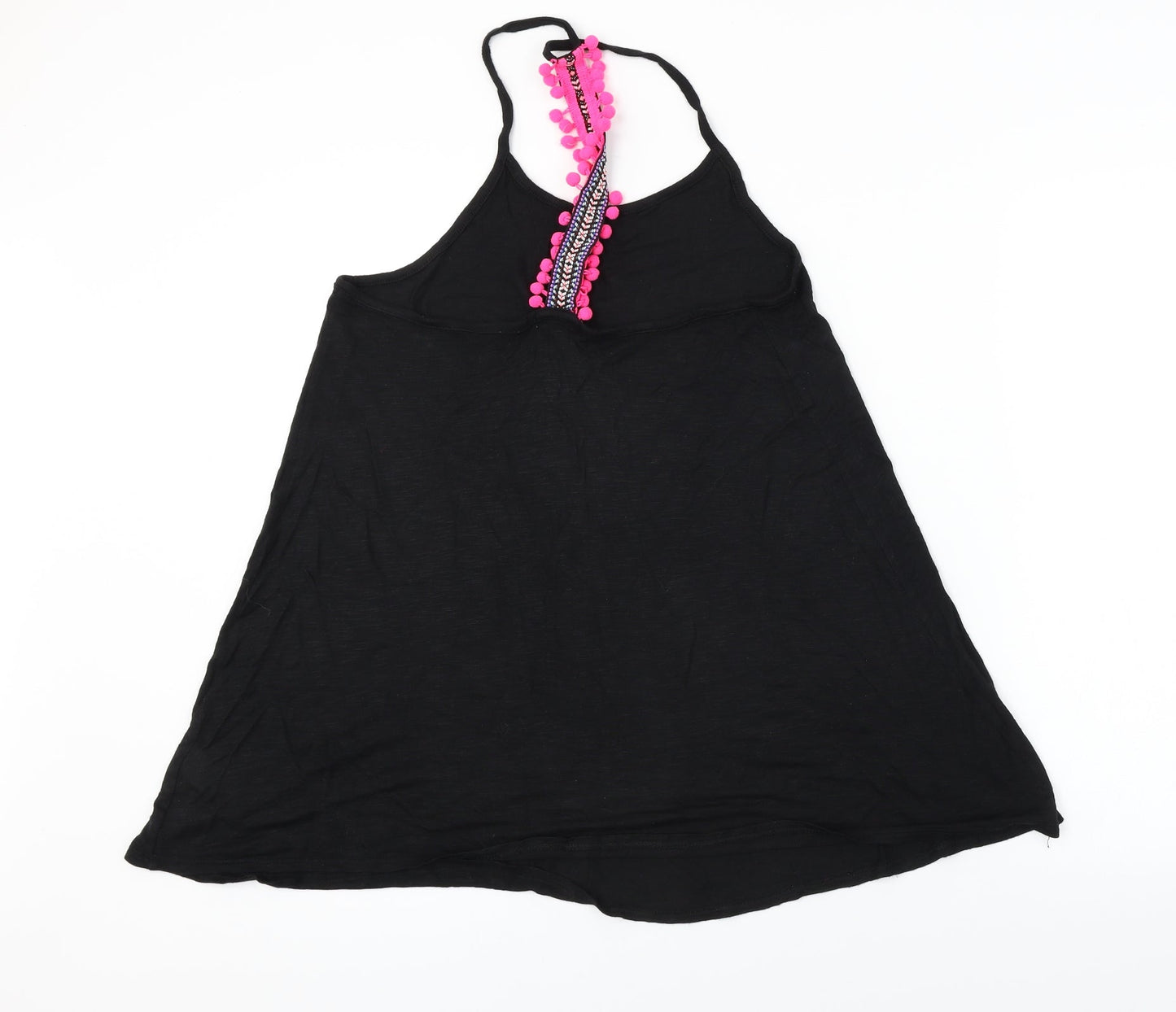 Papaya  Womens Black   Basic T-Shirt Size M