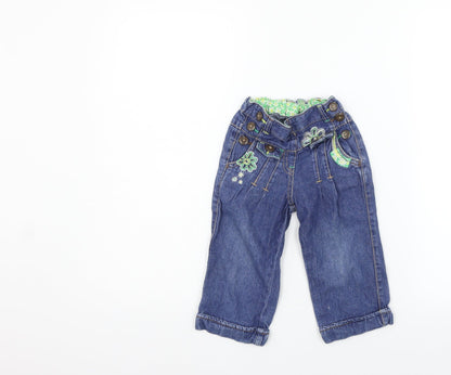 George Girls Blue   Straight Jeans Size 2 Years