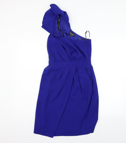 Warehouse Womens Blue   A-Line  Size 8