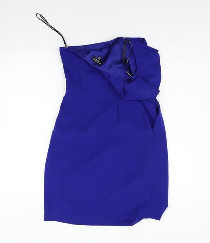 Warehouse Womens Blue   A-Line  Size 8