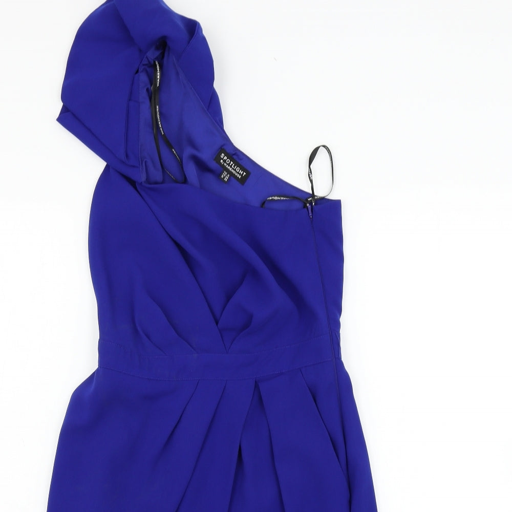 Warehouse Womens Blue   A-Line  Size 8