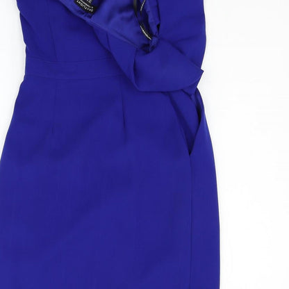 Warehouse Womens Blue   A-Line  Size 8