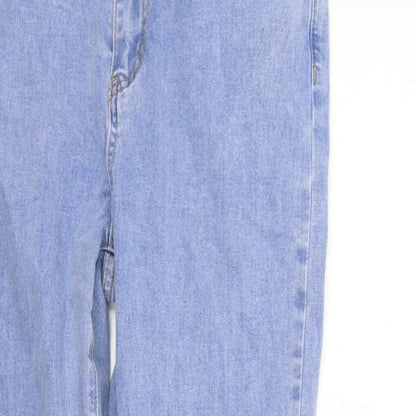 SheIn Womens Blue   Straight Jeans Size L L30 in