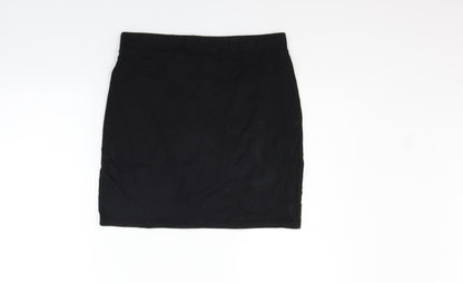 Divided Womens Black   A-Line Skirt Size M
