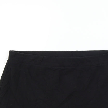 Divided Womens Black   A-Line Skirt Size M