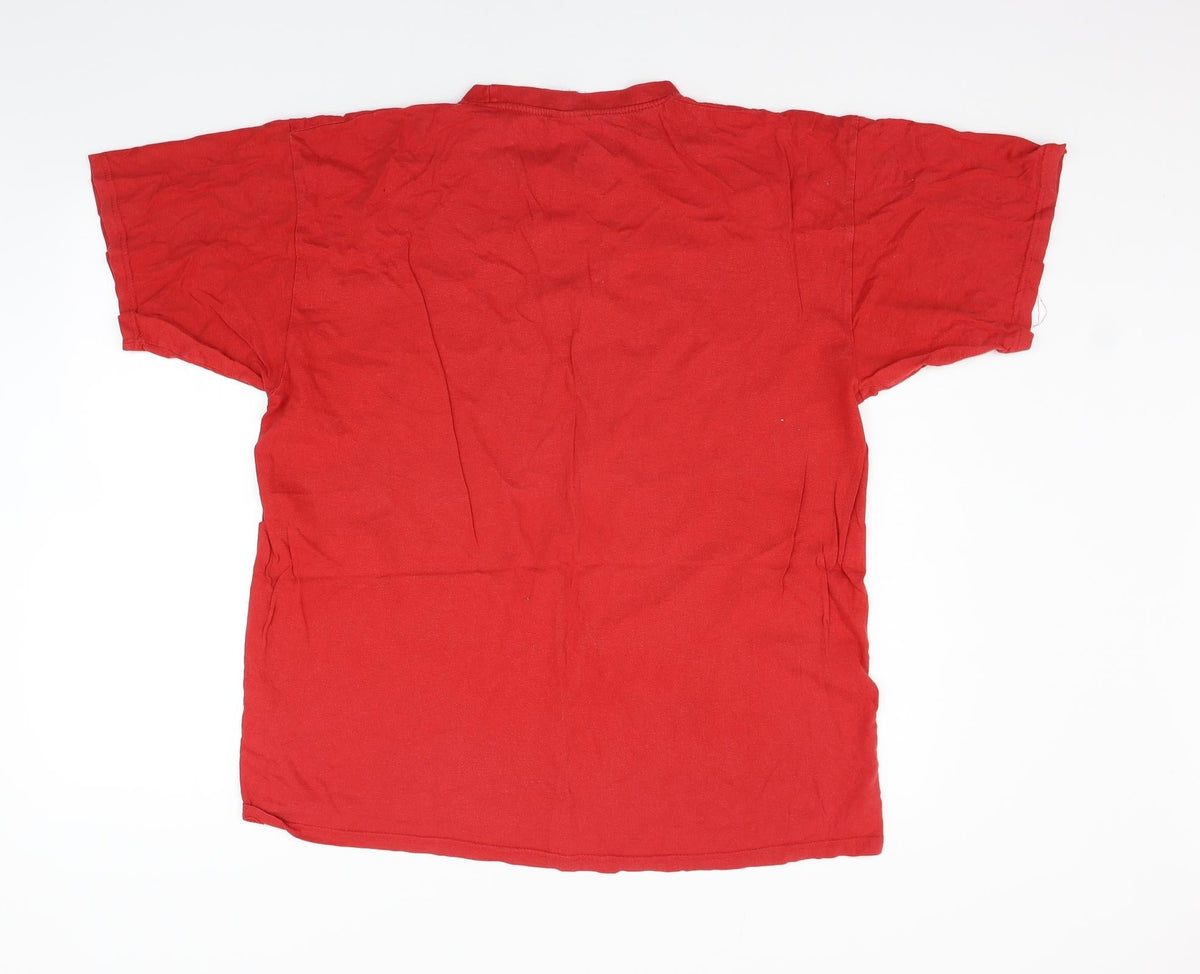 bec Mens Red    T-Shirt Size XL