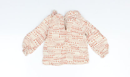 Marks and Spencer Girls Beige   Pullover Jumper Size 12-18 Months