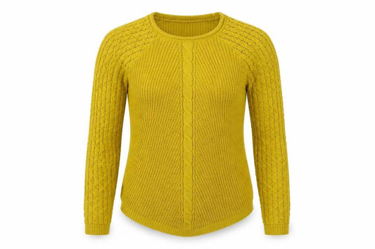 Womens UK Size M Select Yellow Pullover Jumper