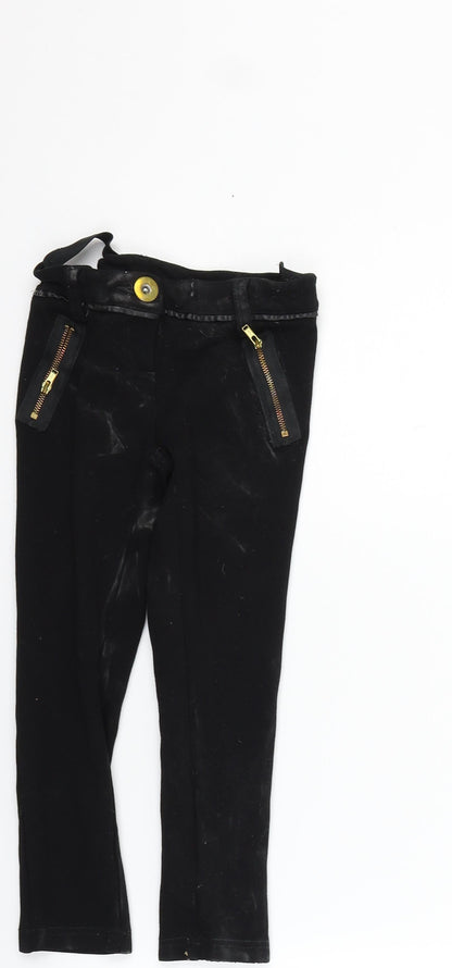 NEXT Girls Black   Jegging Trousers Size 5 Years