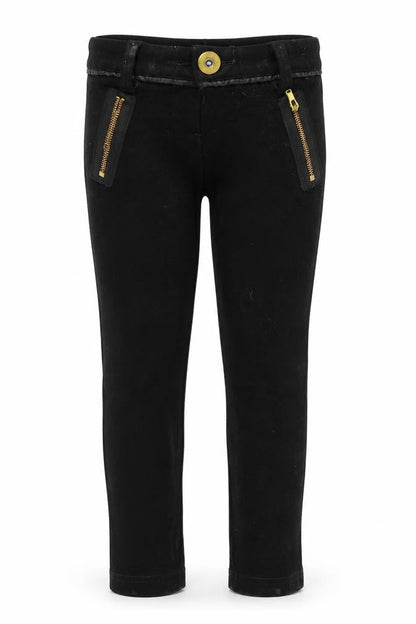Next Girls Black   Jegging Trousers Size 5 Years