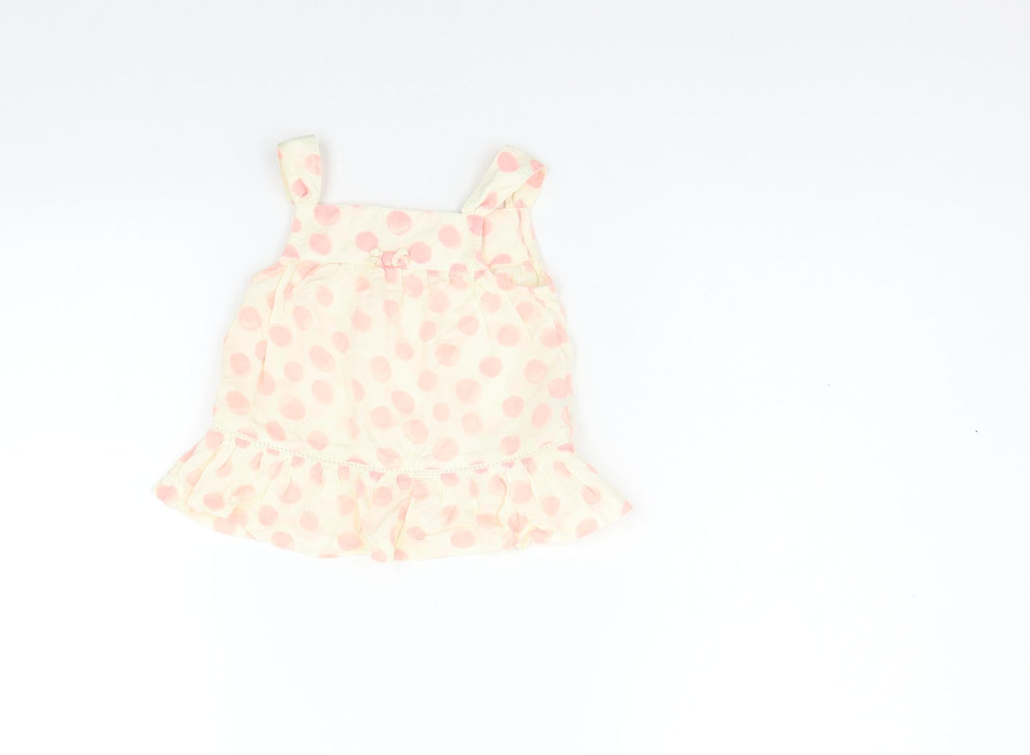 FRED & FLO Girls Beige Geometric  A-Line  Size 12-18 Months
