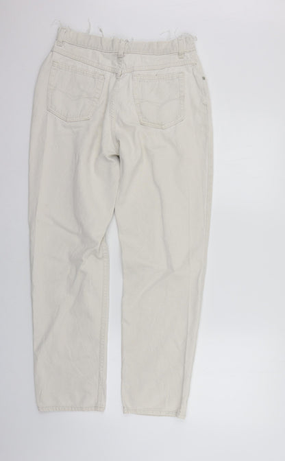Womens UK Size 14 Marks and Spencer Regular Fit  Beige Trousers