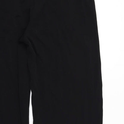 H&M Womens Black   Trousers  Size 12 L29 in