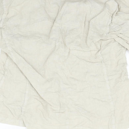 Per Una Womens Beige   Jacket Suit Size 14