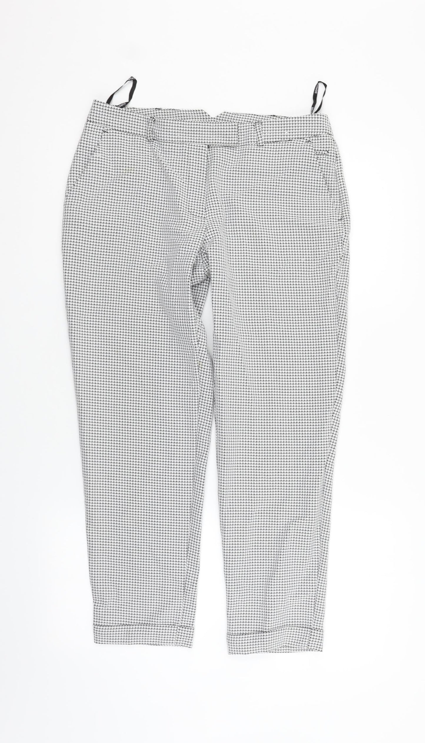 Womens UK Size 10 Dorothy Perkins Regular Fit  Silver Trousers