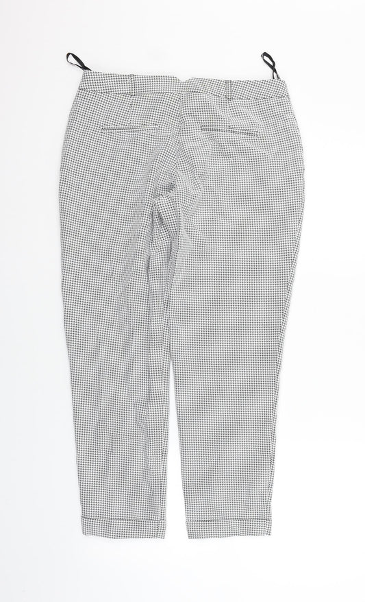 Womens UK Size 10 Dorothy Perkins Regular Fit  Silver Trousers