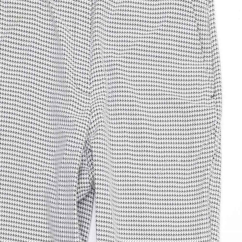 Womens UK Size 10 Dorothy Perkins Regular Fit  Silver Trousers