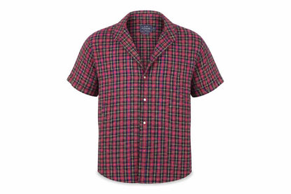 Mens UK Size M Topman Red  Button-Up Short Sleeve Casual Shirt