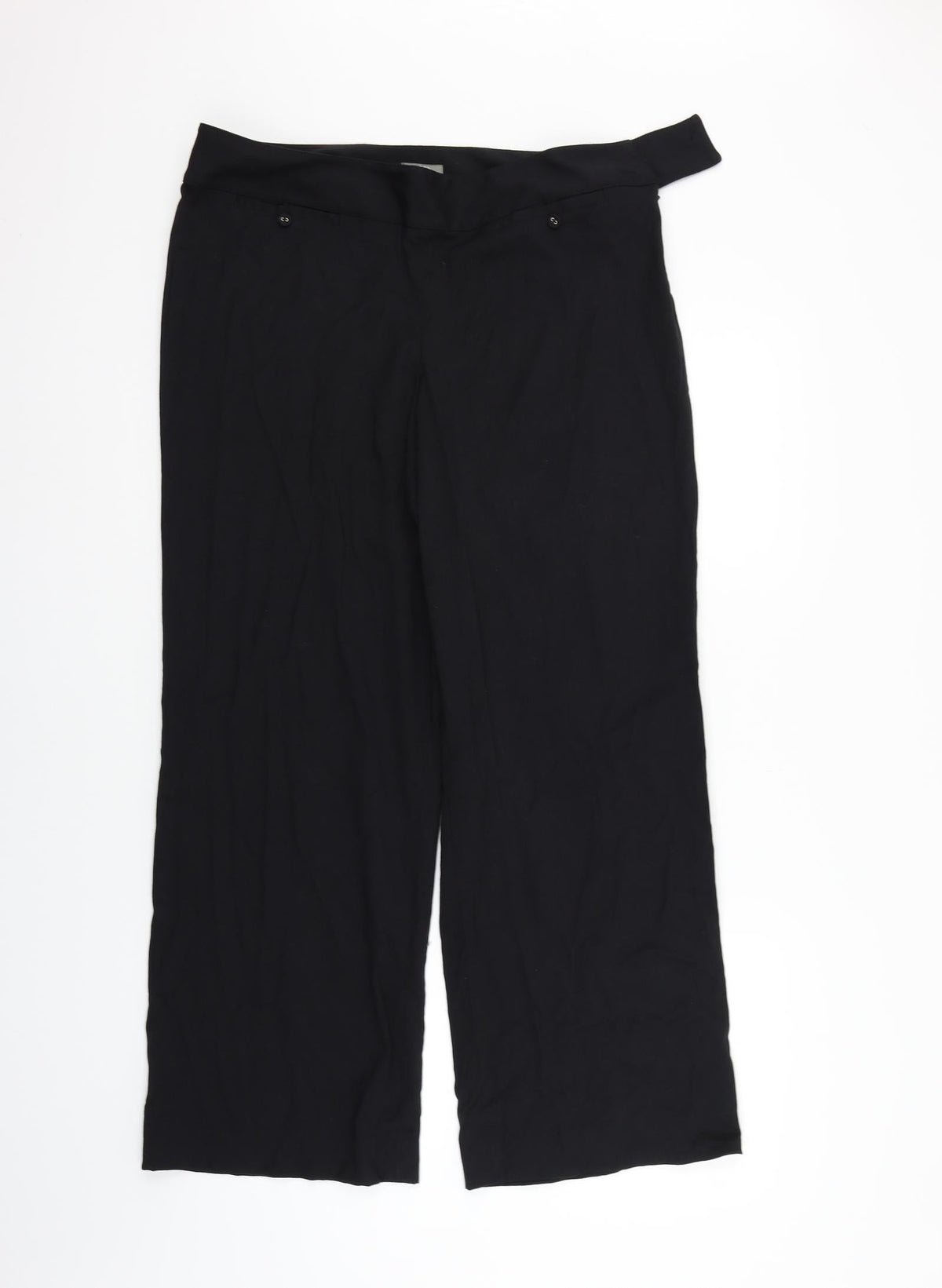 Lilac Womens Black   Trousers  Size 12