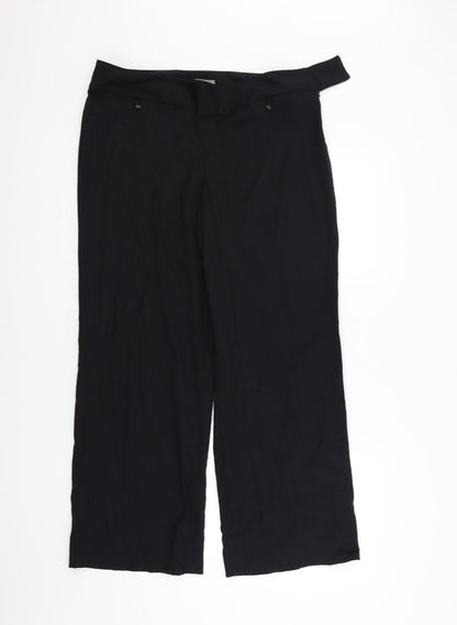 Lilac Womens Black   Trousers  Size 12