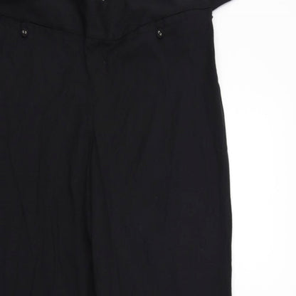 Lilac Womens Black   Trousers  Size 12