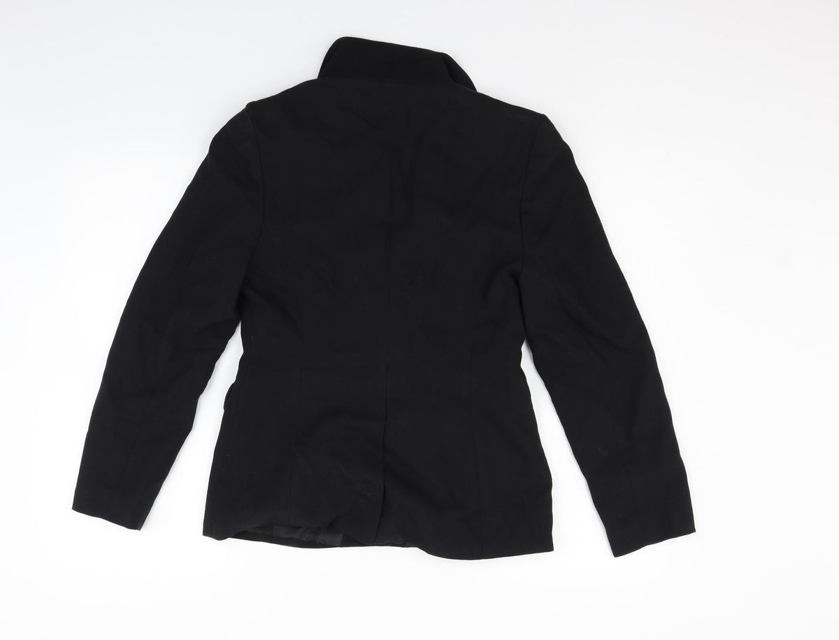 Zone Womens Black   Jacket Suit Size 10
