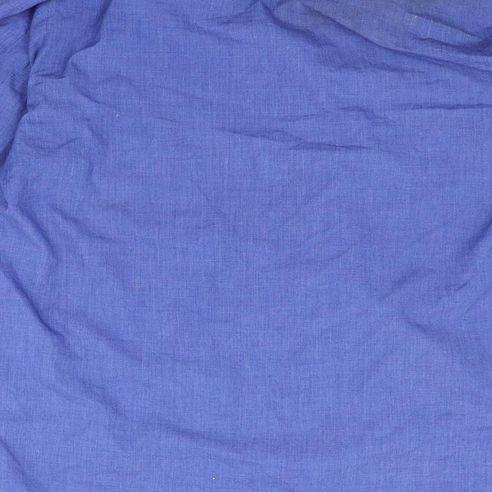 Savanti Mens Blue    Button-Up Size 17  - washable mark