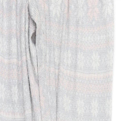 LOVE TO LOUNGE Girls Grey Geometric  Top One Piece Size XS