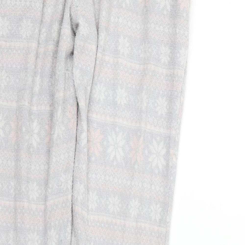 LOVE TO LOUNGE Girls Grey Geometric  Top One Piece Size XS