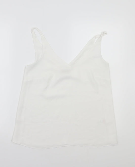 Papaya Womens White   Basic Tank Size 10