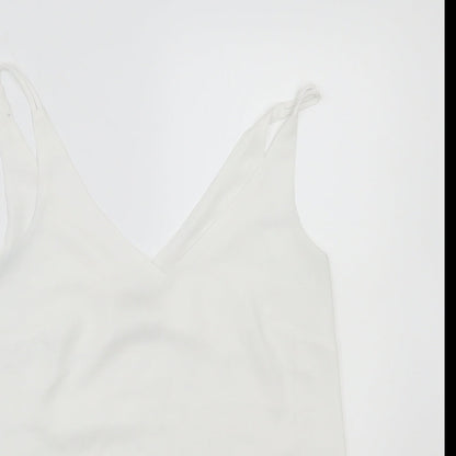 Papaya Womens White   Basic Tank Size 10