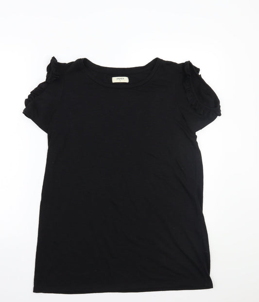 Papaya Womens Black   Basic T-Shirt Size M