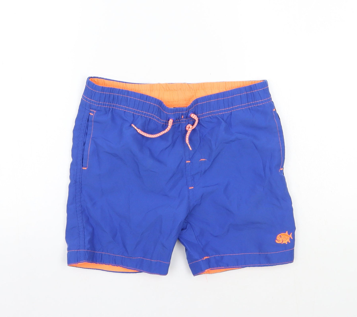 Rebel Boys Blue   Bermuda Shorts Size 4-5 Years