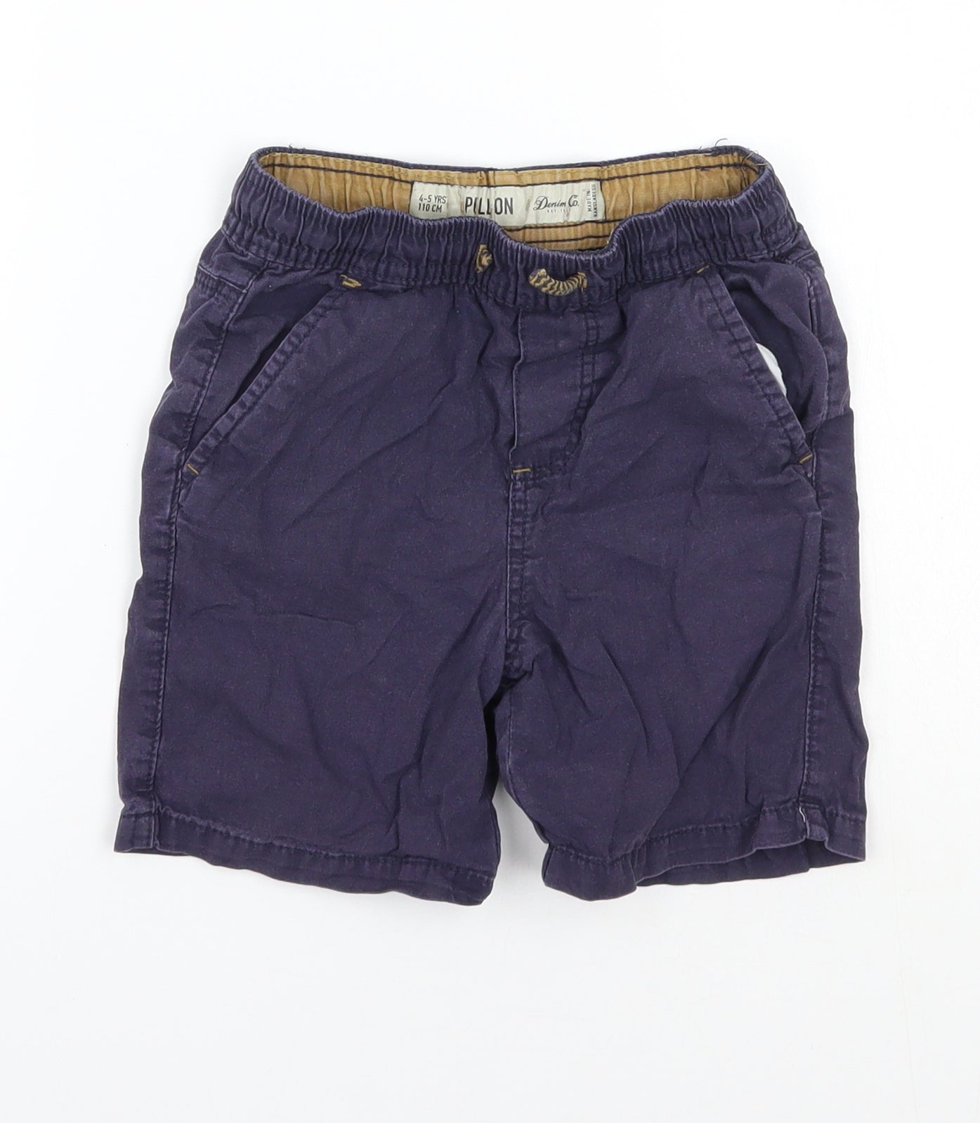 Denim & Co. Boys Blue   Bermuda Shorts Size 3-4 Years