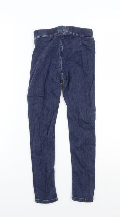 Gap Girls Blue  Canvas Skinny Jeans Size 6 Years