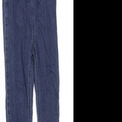 Gap Girls Blue  Canvas Skinny Jeans Size 6 Years