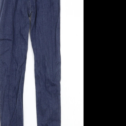 Gap Girls Blue  Canvas Skinny Jeans Size 6 Years