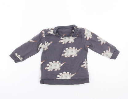Marks and Spencer Baby Grey   Pullover Jumper Size 3-6 Months